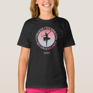 Ballerina Ballet Dancer - Mindset-värden T Shirt