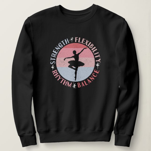 Ballerina Ballet Dancer - Mindset-värden T Shirt (Design framsida)