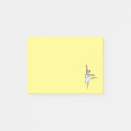 Ballerina Ballet Dancer Post-it Block