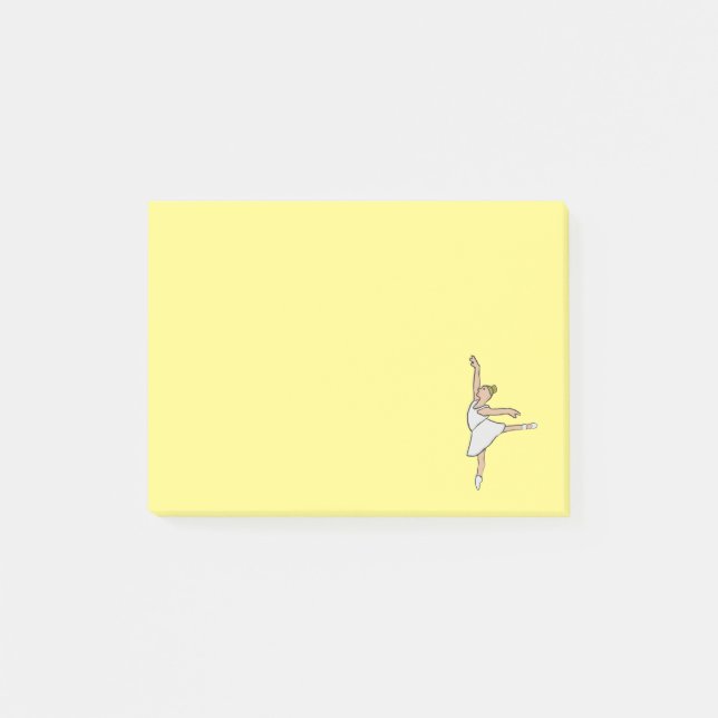 Ballerina Ballet Dancer Post-it Block (Framsida)