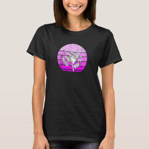 Ballerina Ballet Dancing Retro Sunset Ballet Dance T Shirt