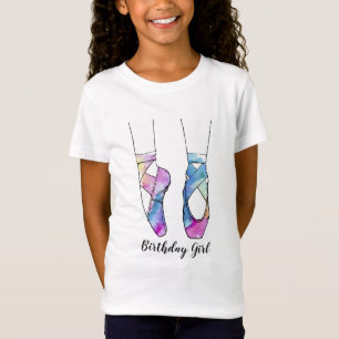 Ballerina Ballet Födelsedagsfest T Shirt