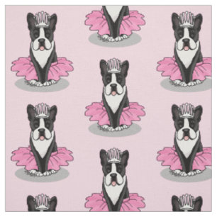 Ballerina Ballet Princess Terrier (svart) Tyg
