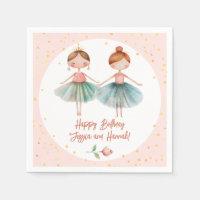 Ballerina Ballet Rosa Dubbla Birthday