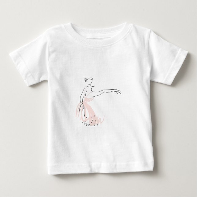 Ballerina balletdancer tee shirt (Framsida)