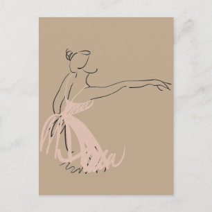 Ballerina balletdancer vykort