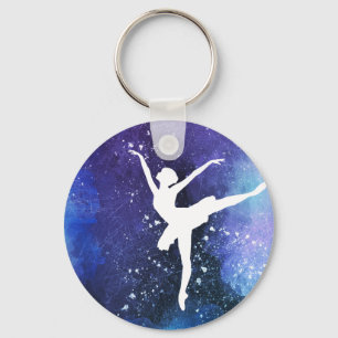 Ballerina/ Balletttänzerin Nyckelring