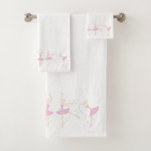 Ballerina Bath Towel Set