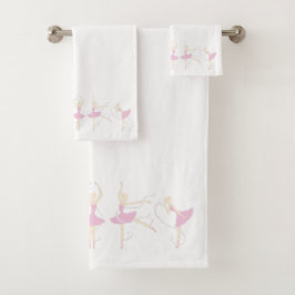Ballerina Bath Towel Set