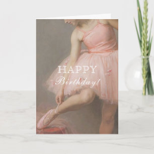 Ballerina Birthday Kort