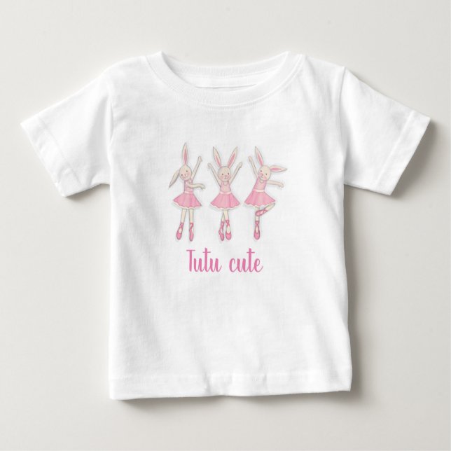 Ballerina bunnies tutu T - Shirt T Shirt (Framsida)