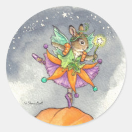 Ballerina Bunny Stickers Halloween Runt Klistermärke