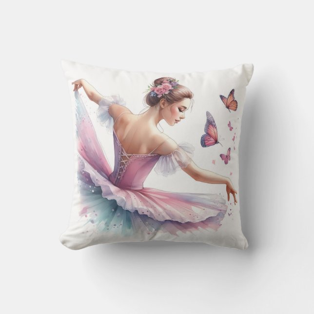 ballerina butterflies kudde (Framsida)
