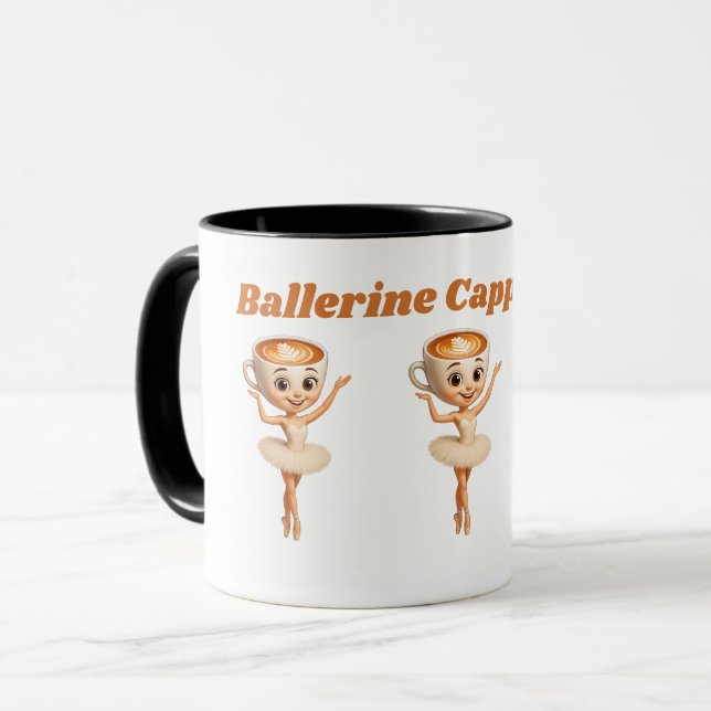 Ballerina Cappuccina Coffee Mugg (Framsida vänster)
