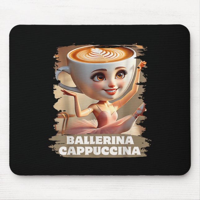Ballerina Cappuccina Funny Italy Brainrot Meme B Musmatta (Framsidan)