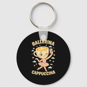 Ballerina Cappuccina Italie Brainrot Viral Meme C Nyckelring