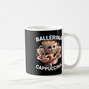 Ballerina Cappuccina italiensk hjärnrot meme rolig Kaffemugg