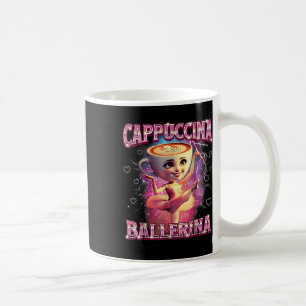 Ballerina Capuchina Rolig Italiensk Brainrot Meme  Kaffemugg
