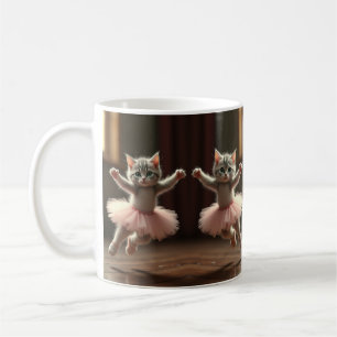 ballerina cat kaffemugg