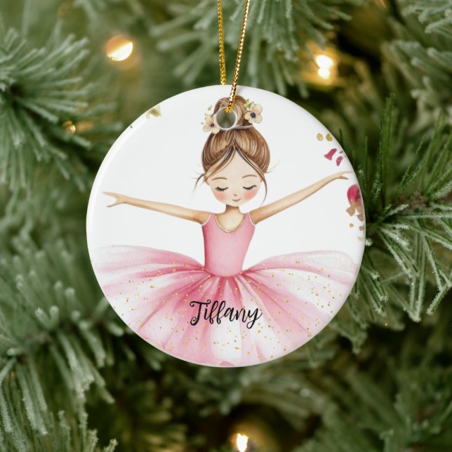 Ballerina Ceramic Ornament (Träd)