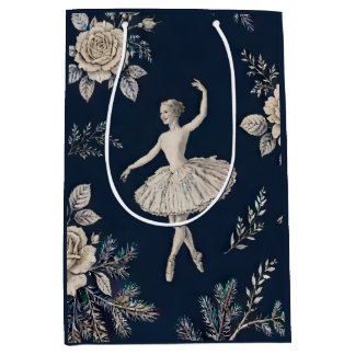 Ballerina Christmas Toile - Midnattsnavy