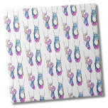 Ballerina Cute Ballet Kakelplatta<br><div class="desc">Den klassiska ballerina ser precis ut som elegant i den här färgstarka vattenfärgsdesignen. Sammantaget en svartvit skiss med vattenfärger i rosa blå grönt med mera. Hur bra skulle det vara i en dansstudio eller ett litet flickbadrum? Om du vill använda den här plattan som en liten underlägg eller trivet för...</div>