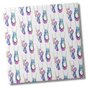 Ballerina Cute Ballet Kakelplatta