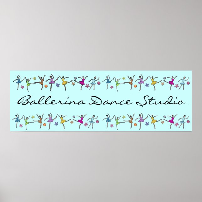 Ballerina Dance Banner Poster (Framsidan)