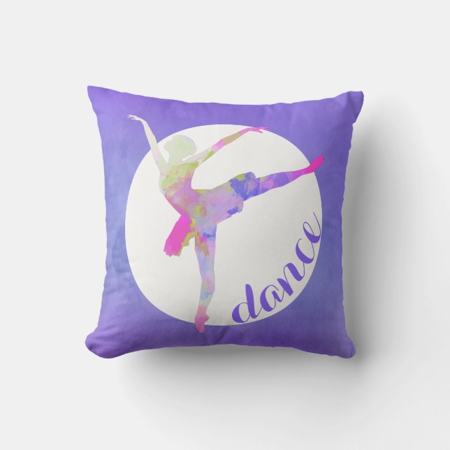 Ballerina Dance Dance Dance Pillow Kudde (Framsida)
