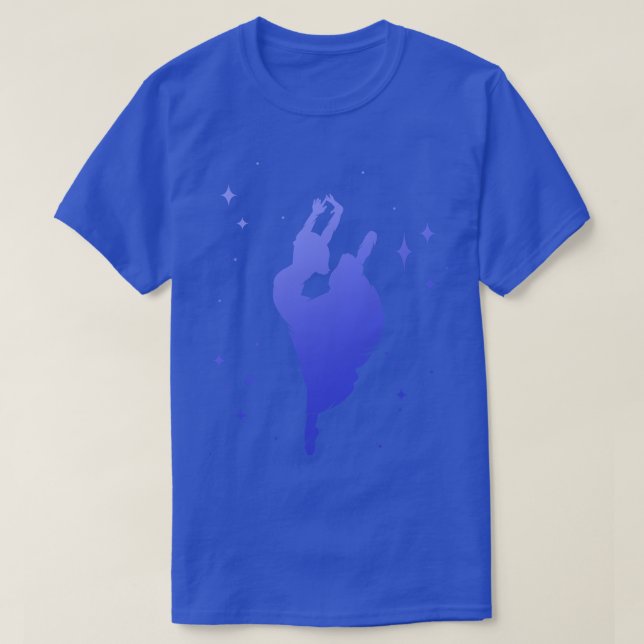 Ballerina Dance Dancer Silhouette T Shirt (Design framsida)