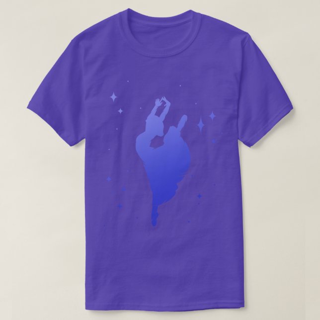 Ballerina Dance Dancer Silhouette T Shirt (Design framsida)