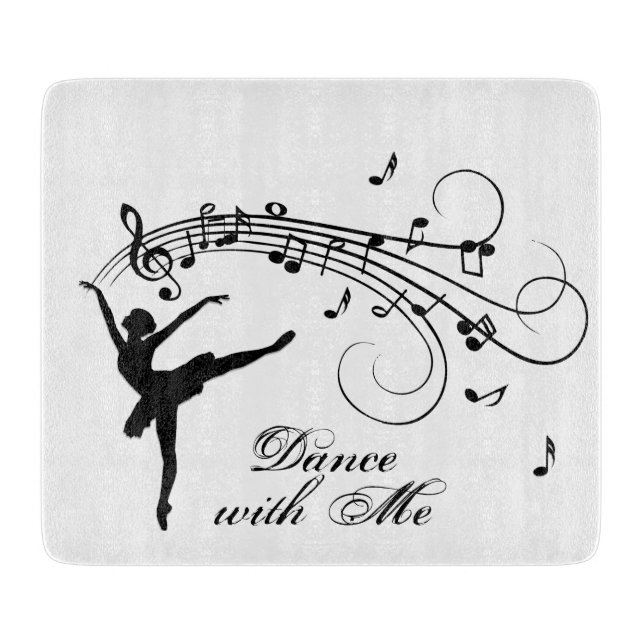Ballerina Dance med Me Music Glass (Framsidan)