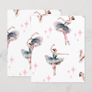 Ballerina Dance Scrapbook Papper
