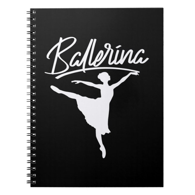 Ballerina Dancer Anteckningsbok (Framsidan)