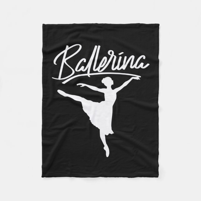 Ballerina Dancer Fleecefilt (Framsidan)