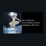 Ballerina Dancer Girl: Julens Adressetiketter Fraktsedel<br><div class="desc">© 2004-2012 My Mystical Garden {i samband med MarloDee Design www.marlodeedesigns.com} : Alla höger reserverade. Alla nödvändiga licenser har köpts och finns tillgängliga. Bilder på den här webbplatsen är inte offentlig egendom. Du får inte kopiera, duplicera, ändra eller skanna dessa utformningar, bilder, illustrationer, fotografi, konst och skrivning. som skapats designat...</div>