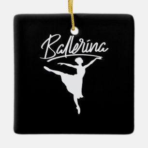 Ballerina Dancer Julgransprydnad Keramik