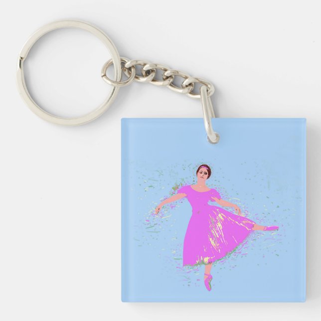 Ballerina Dancer Magenta Rosa Dress (Framsidan)