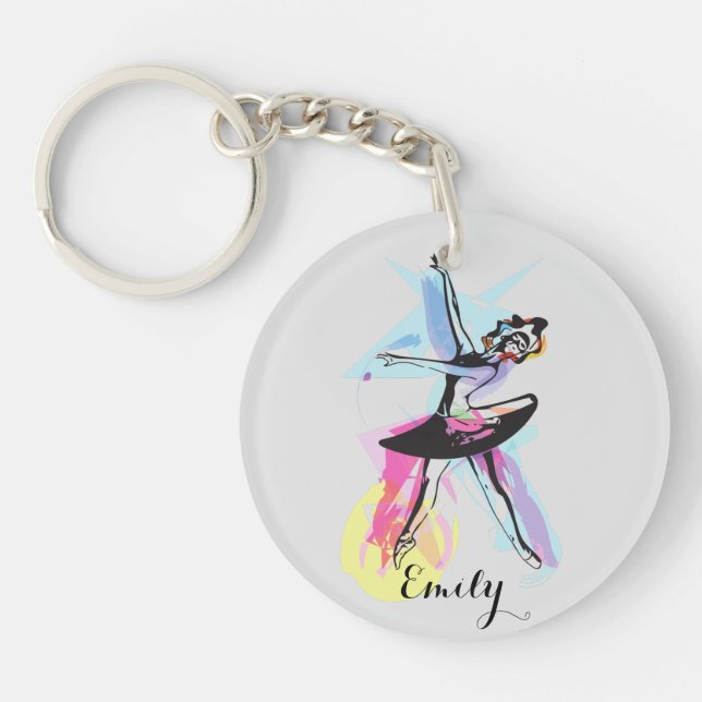 Ballerina Dancer Watercolor Theme Customized (Framsidan)