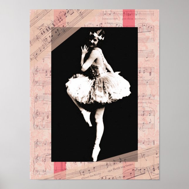 Ballerina Dancing Poster (Framsidan)