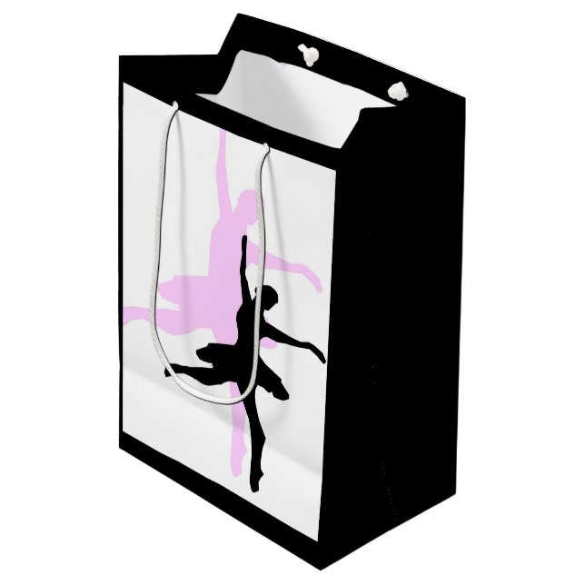Ballerina dans Rosa & Svart (Framsidan Vinklad)