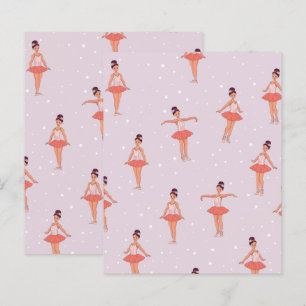 Ballerina Dans Scrapbookpapper
