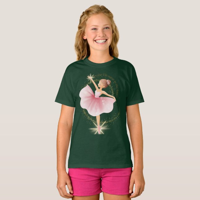 Ballerina Dans T-Shirt (Hel framsida)