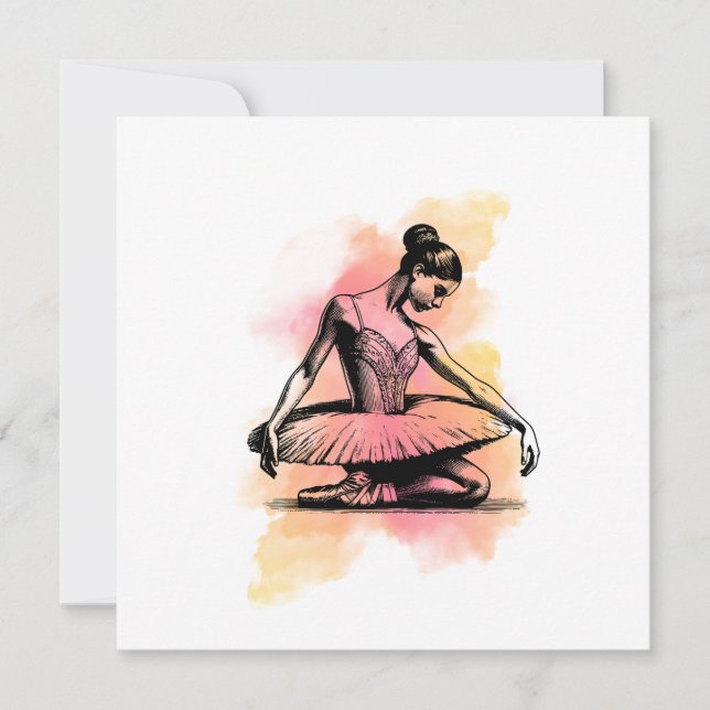 Ballerina dansar i färg  (Framsida)