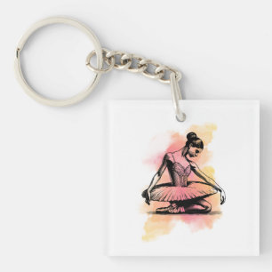 Ballerina dansar i färg 