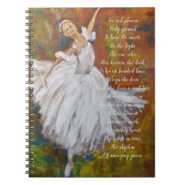 Ballerina Devotional Journal Anteckningsbok
