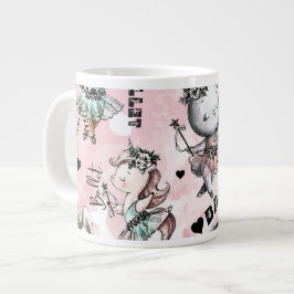 Ballerina djur jumbo mugg