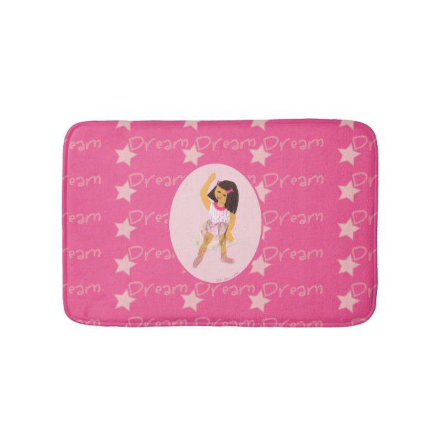 Ballerina Dreams Bathmat Badrumsmatta (Framsidan)