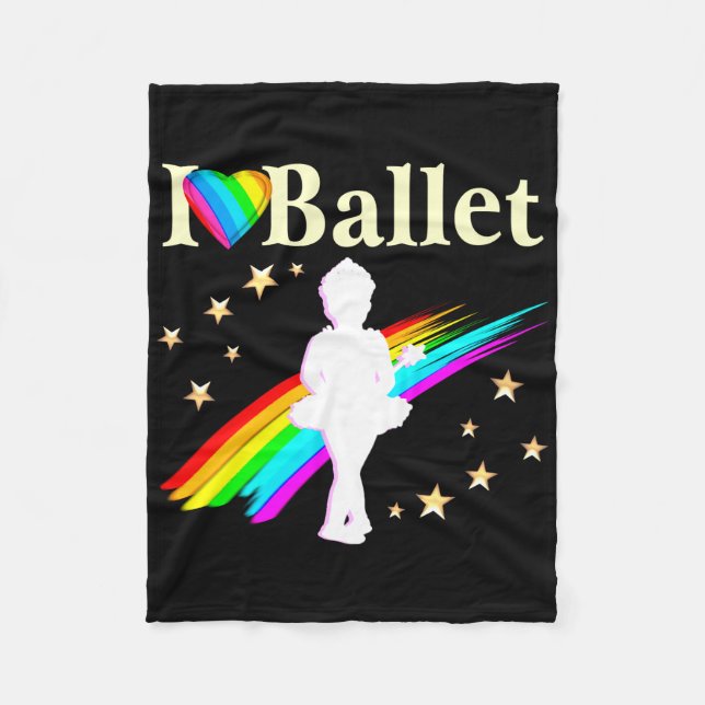 BALLERINA DREAMS KOMMER SANT FLEECEFILT (Framsidan)