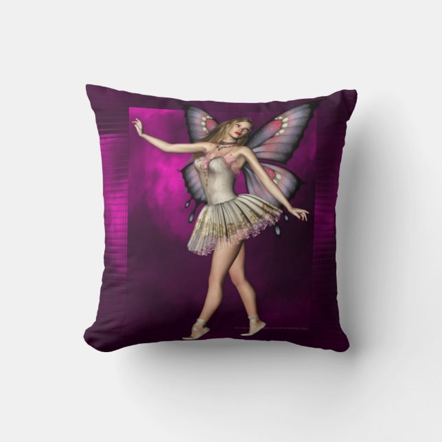 Ballerina Fairy Artwork D1 Pillow Kudde (Framsida)